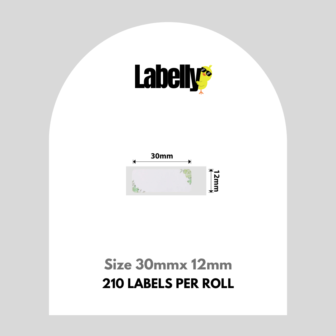 New Succulent Mini-Labels - 210 per roll