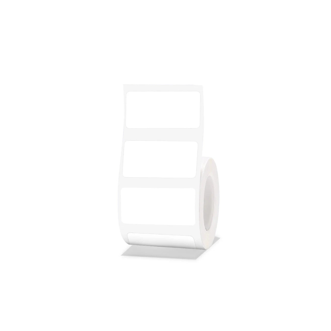 Medium Narrow White Rectangular Labels - 40*20mm 320 per roll ▭