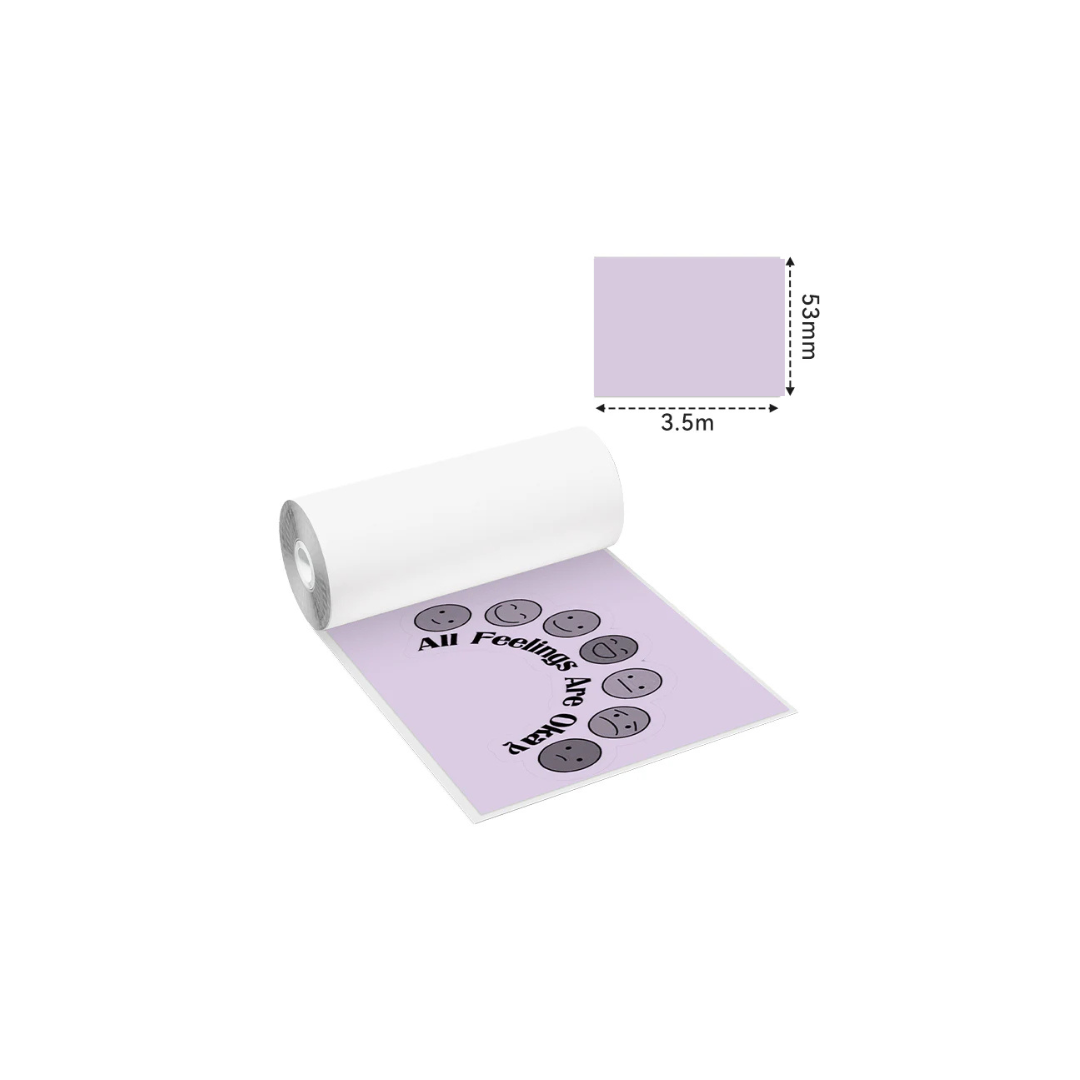 1x Purple Label - 3.5m per roll