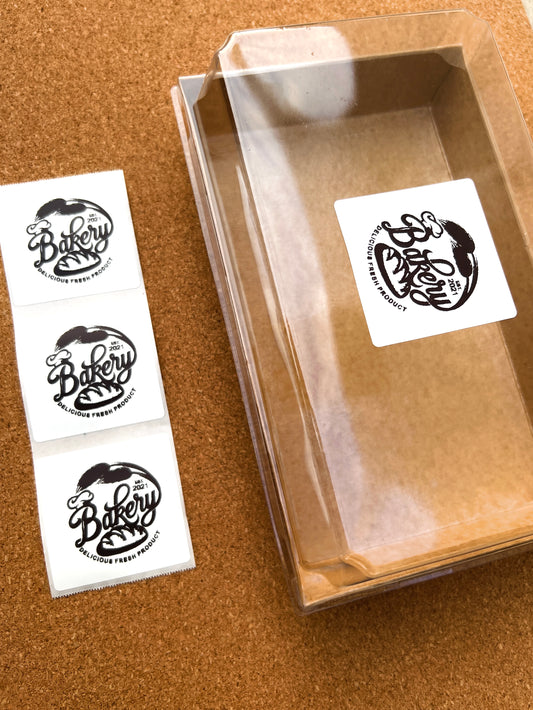 Large White Square Labels - 50*50mm 150 per roll ▫️