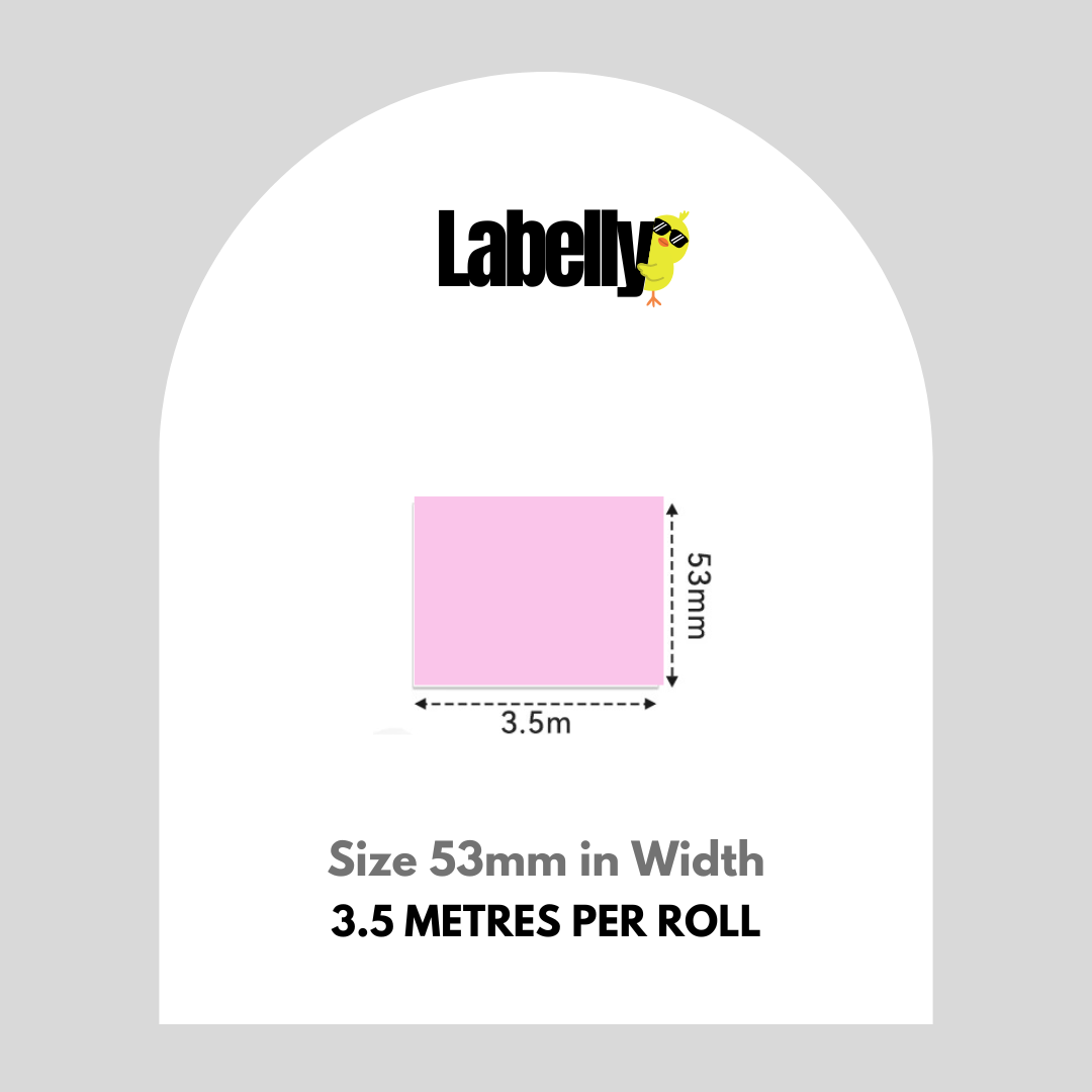 3x Pink, Yellow and Blue Colour Paper - 3.5m per roll