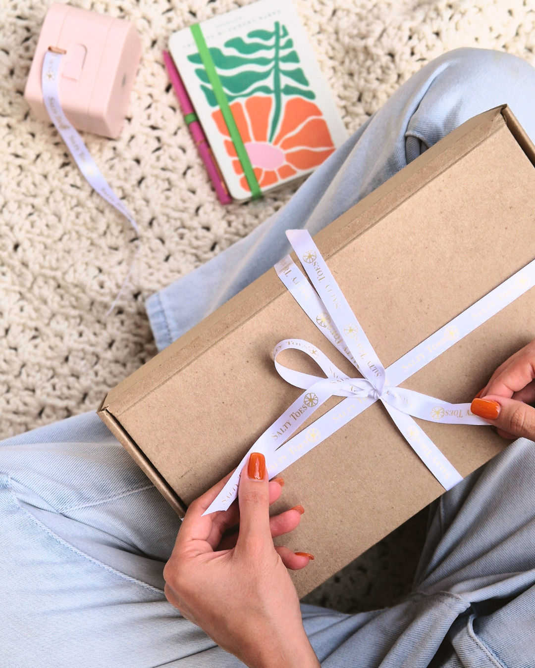 The Pink Home Label Printer + Free 4m White Label Tape