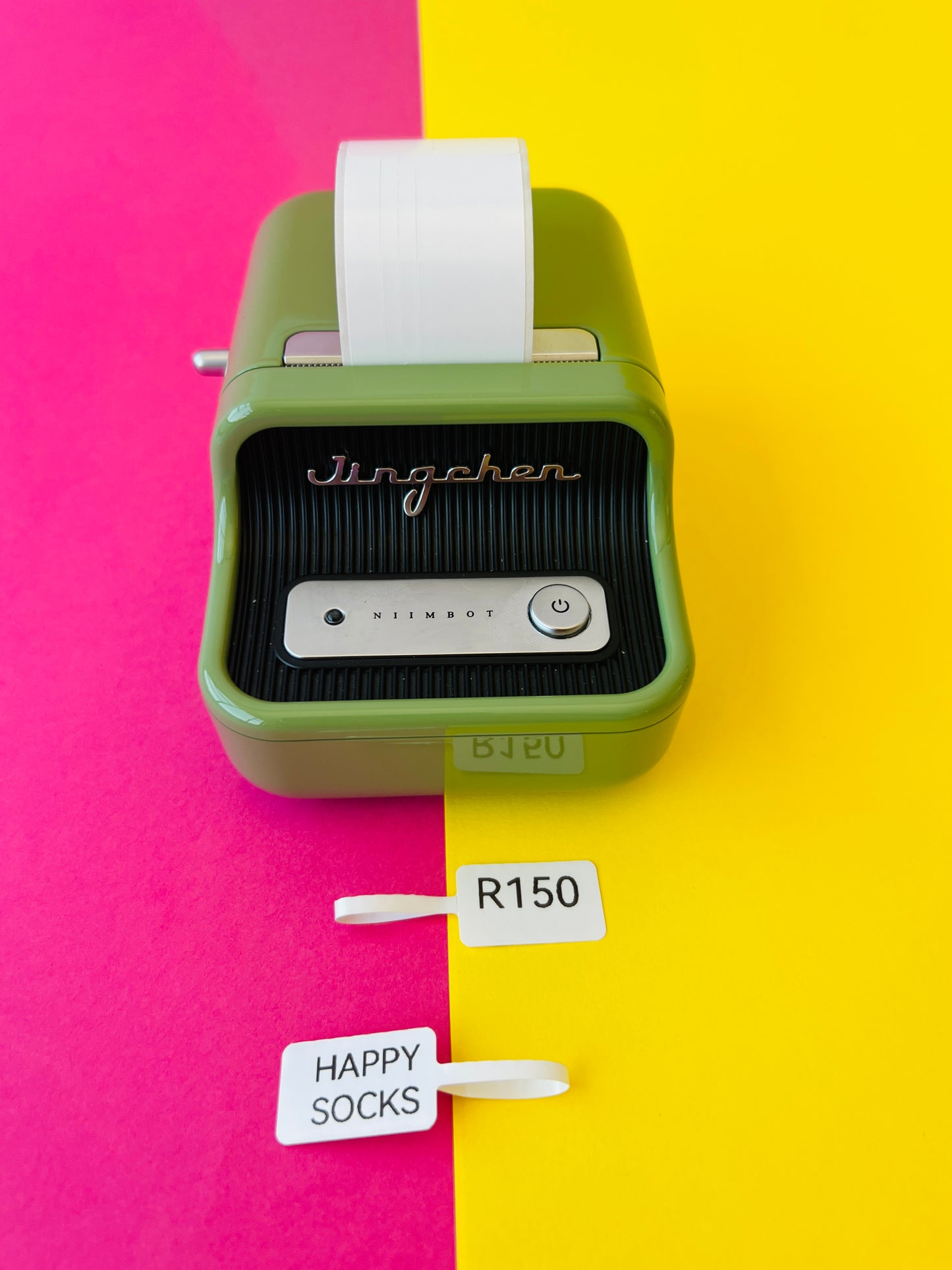 White Price Tags - 100 per roll 🏷️