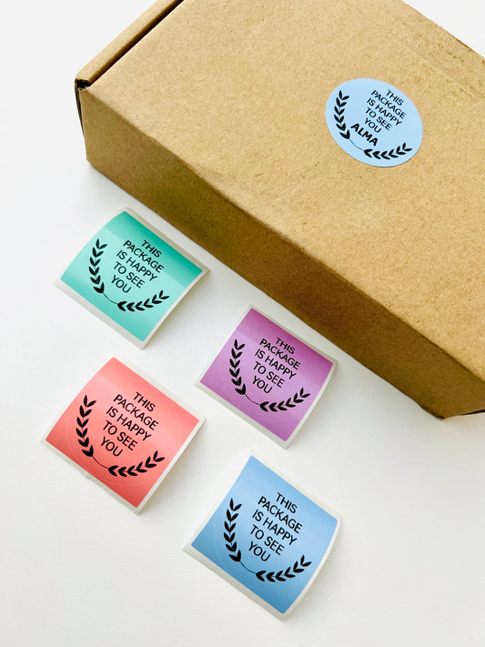 Medium Pastel Round Labels - 41*41mm 150 per roll 🔘