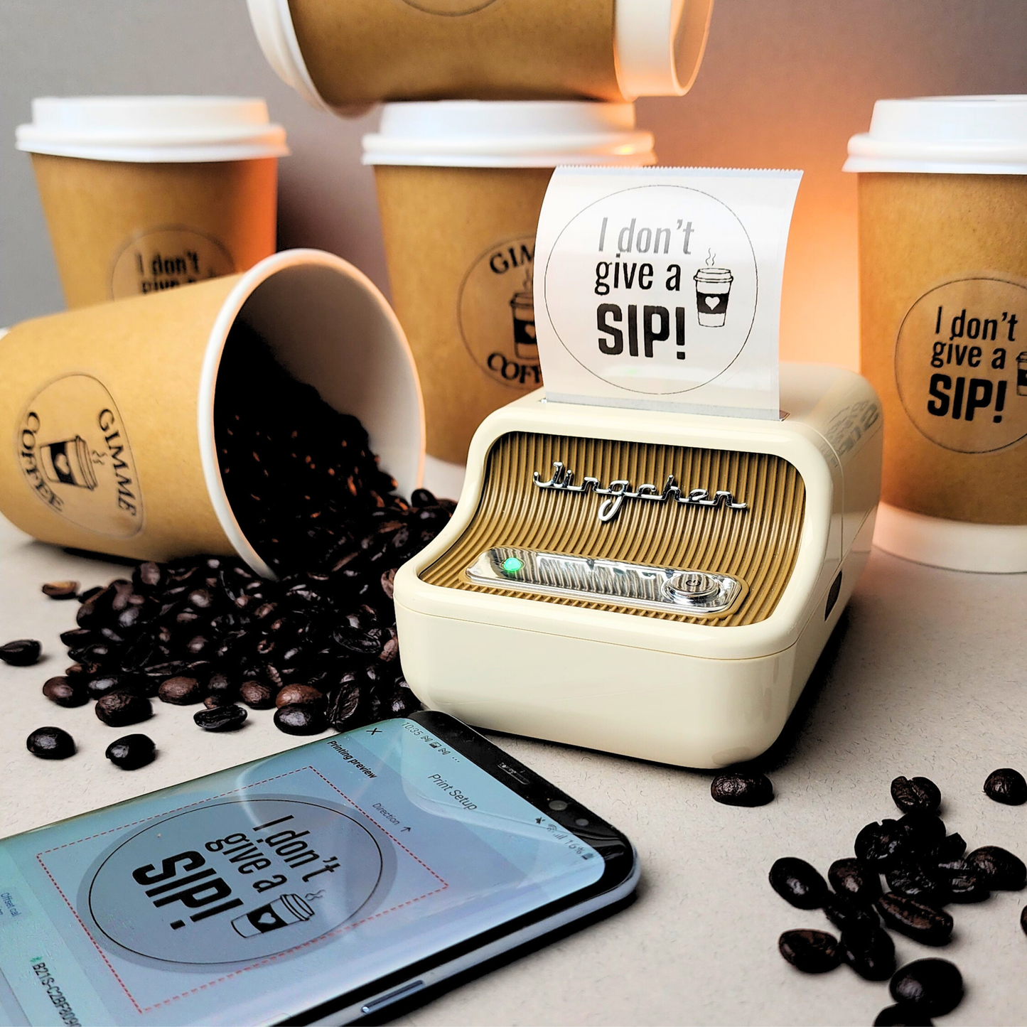 The Business Label Printer + Free Roll of 230 White Labels