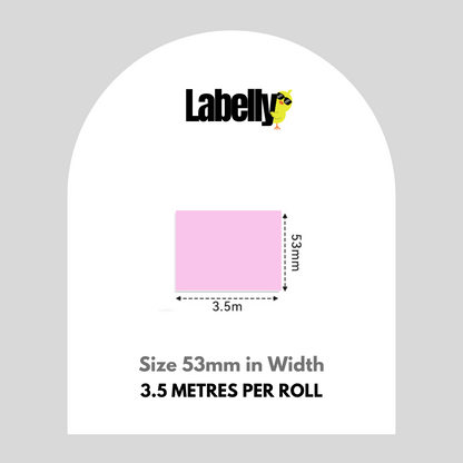 3x Pink, Yellow and Blue Colour Paper - 3.5m per roll