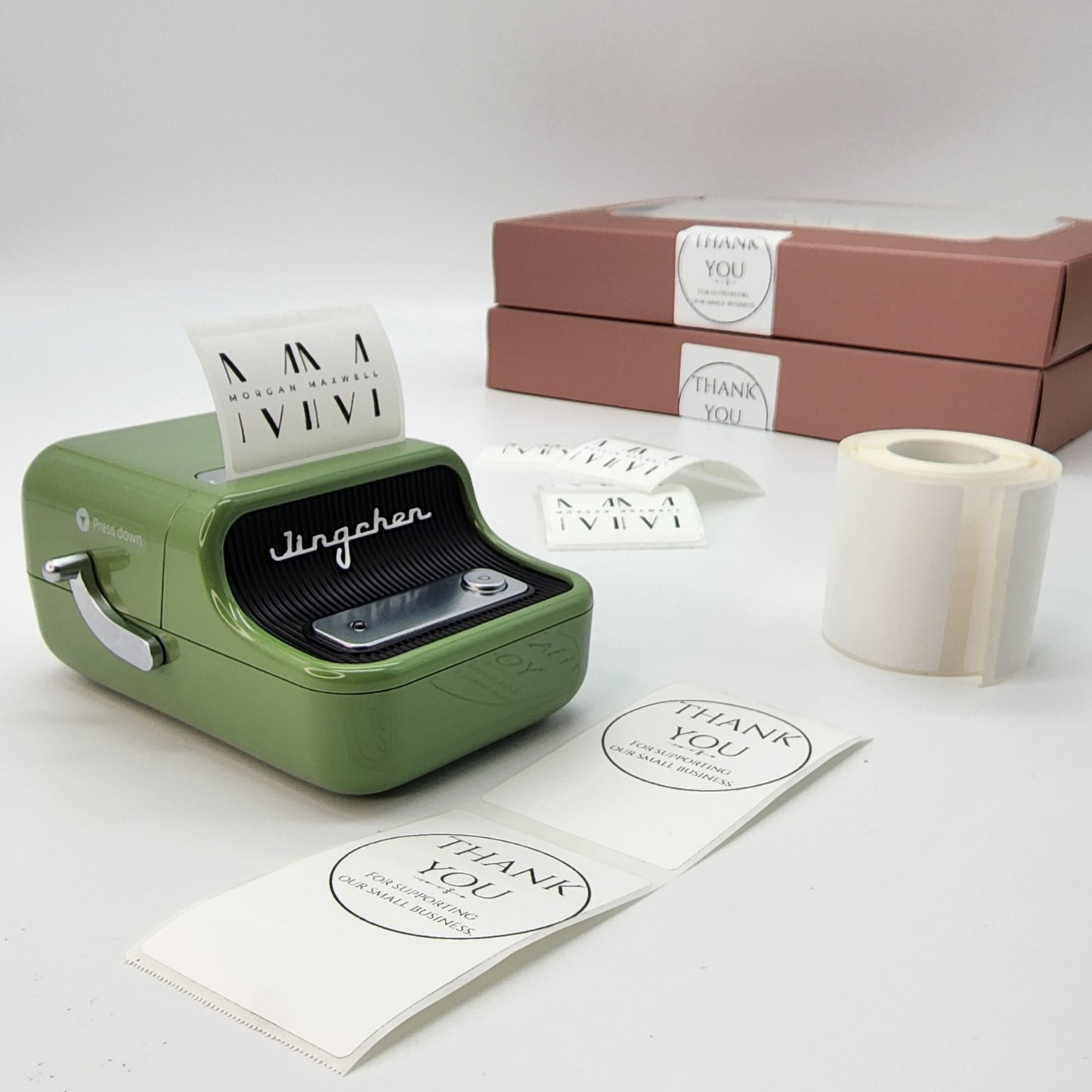 The Business Label Printer + Free Roll of 230 White Labels
