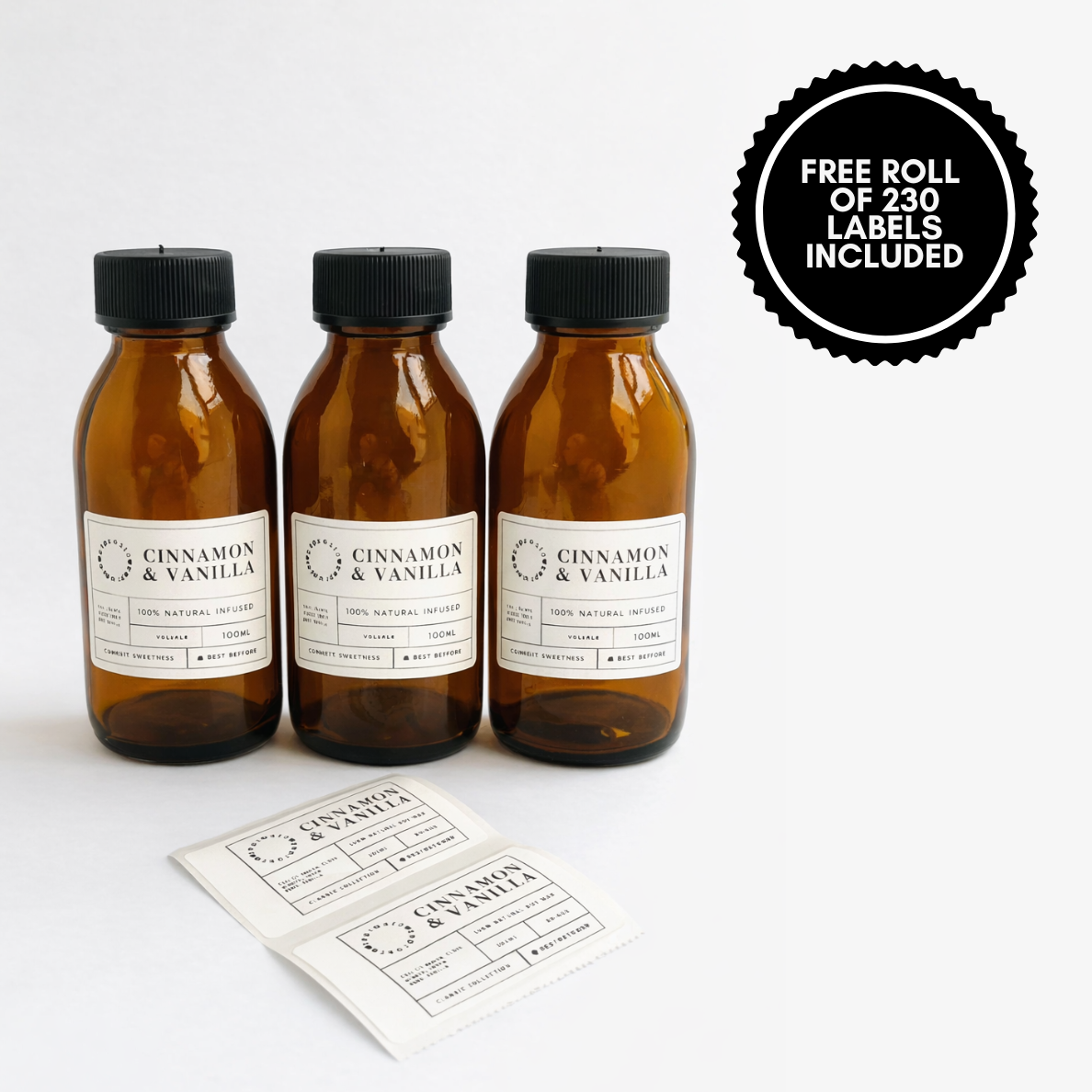 The Cream Business Label Printer + Free Roll of 230 Labels