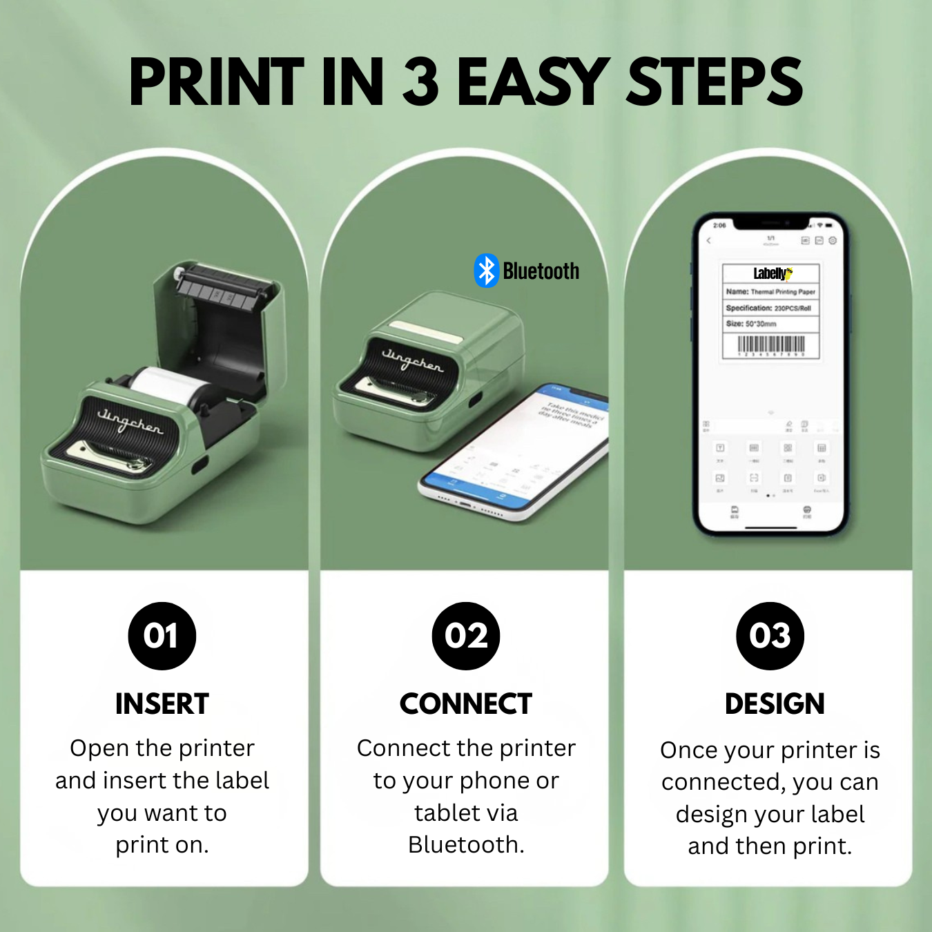 The Business Label Printer + Free Roll of 230 White Labels