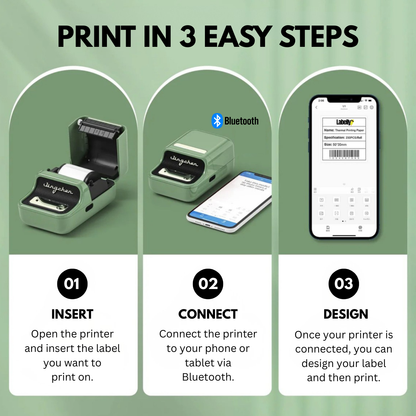 The Business Label Printer + Free Roll of 230 White Labels