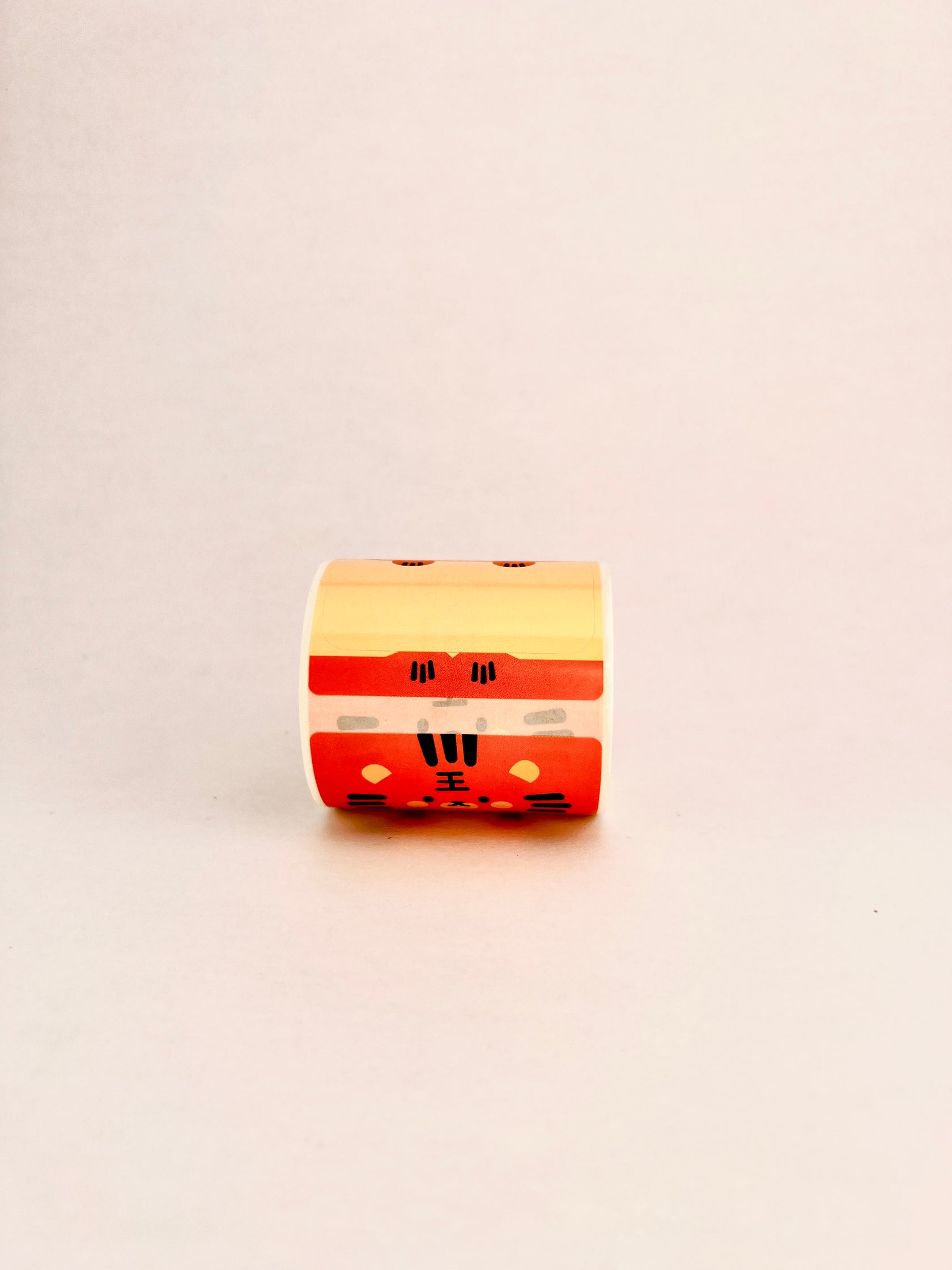 Large Cute Tiger Labels - 120 per roll 🐯 – Labelly