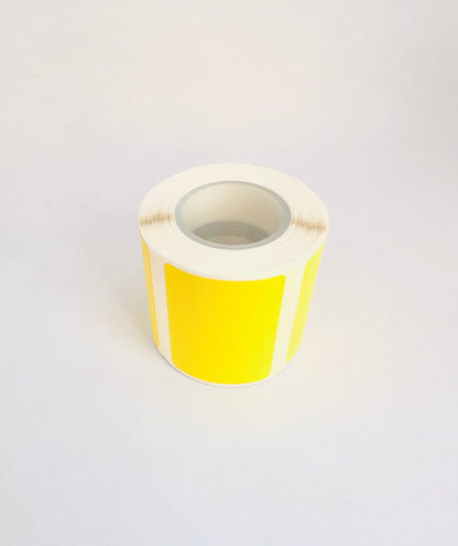 Yellow Rectangle Labels - 230 per roll 📒