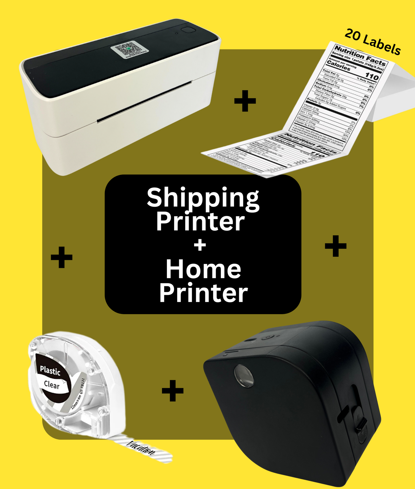 The Shipping + Home Label Printer Bundle 🖨️
