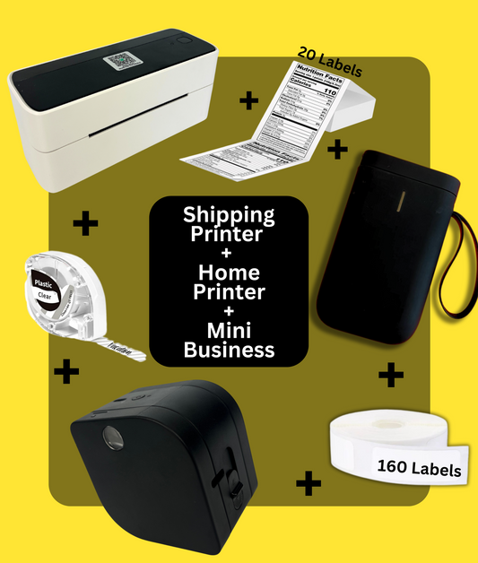 The Shipping + Home + Mini-Business Label Printer Bundle 🖨️