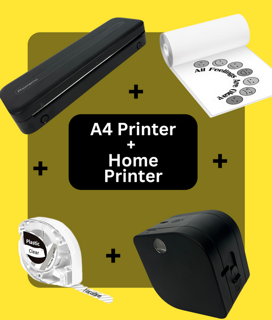 The A4 Printer + Home Label Printer Bundle 🖨️