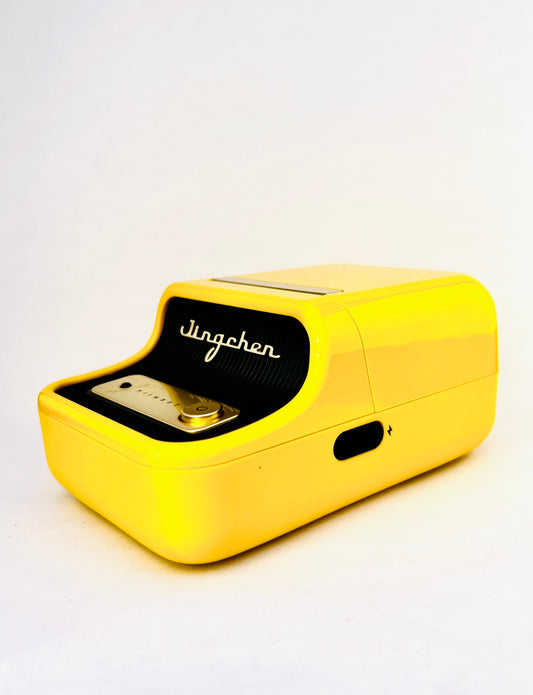 The Yellow Labelly Machine + Free Roll of 230 Labels